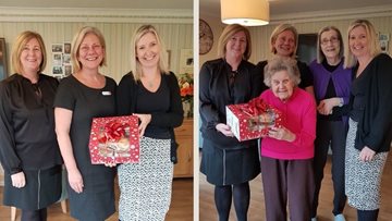 Glenrothes care home Residents delighted with sweet donation from Bayne’s Bakery